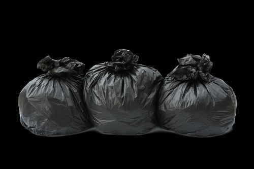 Rubbish removal team beginning a Putney clearance project