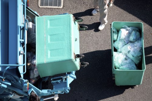 Recycling and waste separation process supporting sustainable rubbish clearance in Putney