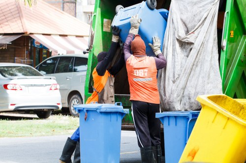 Customer confirming a waste clearance booking details